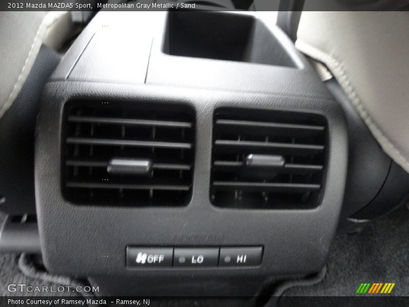 Metropolitan Gray Metallic / Sand 2012 Mazda MAZDA5 Sport