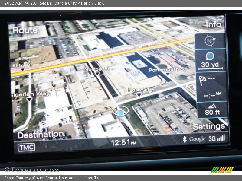 Dakota Gray Metallic / Black 2012 Audi A6 2.0T Sedan