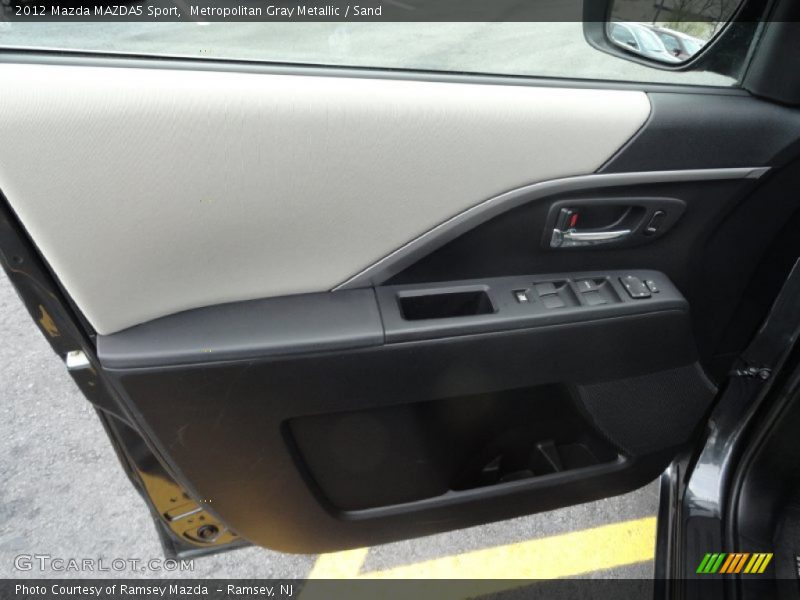Metropolitan Gray Metallic / Sand 2012 Mazda MAZDA5 Sport