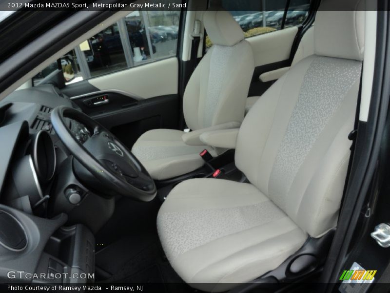 Metropolitan Gray Metallic / Sand 2012 Mazda MAZDA5 Sport