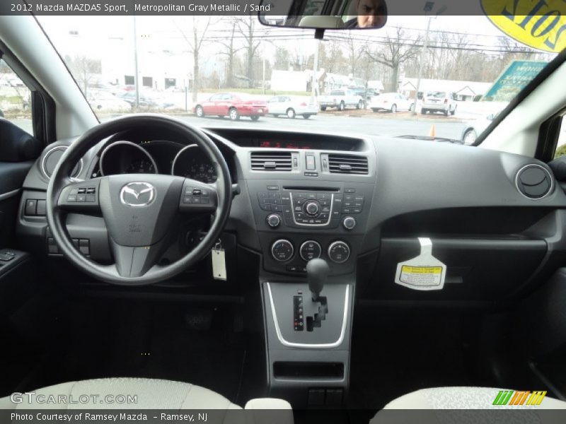 Metropolitan Gray Metallic / Sand 2012 Mazda MAZDA5 Sport