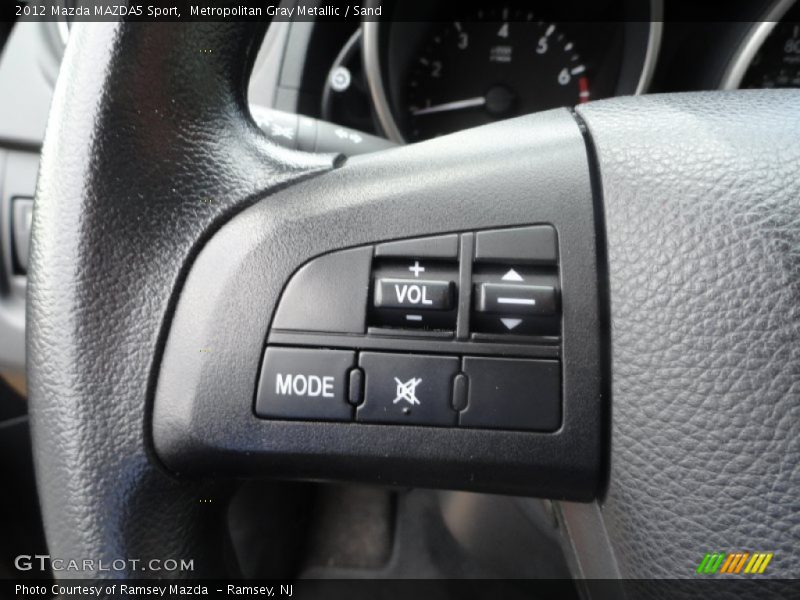 Metropolitan Gray Metallic / Sand 2012 Mazda MAZDA5 Sport
