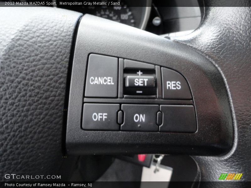 Metropolitan Gray Metallic / Sand 2012 Mazda MAZDA5 Sport