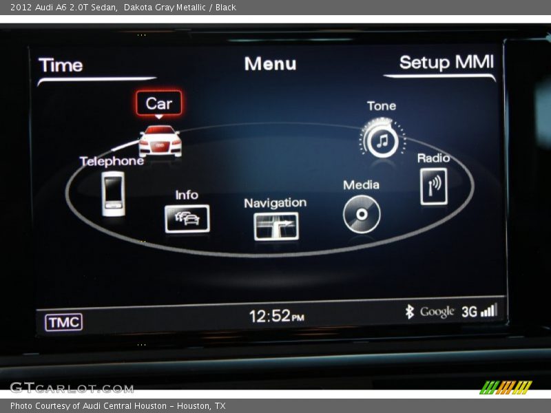 Dakota Gray Metallic / Black 2012 Audi A6 2.0T Sedan