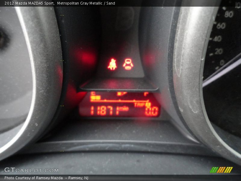 Metropolitan Gray Metallic / Sand 2012 Mazda MAZDA5 Sport