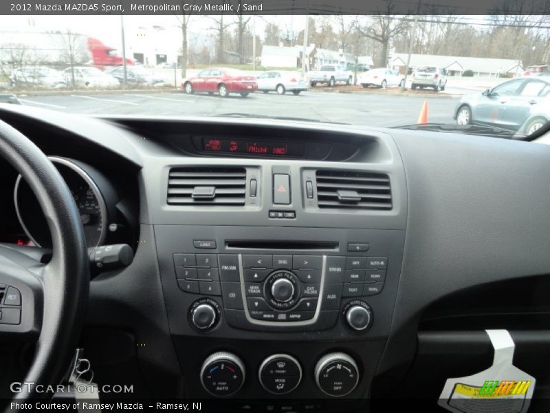 Metropolitan Gray Metallic / Sand 2012 Mazda MAZDA5 Sport