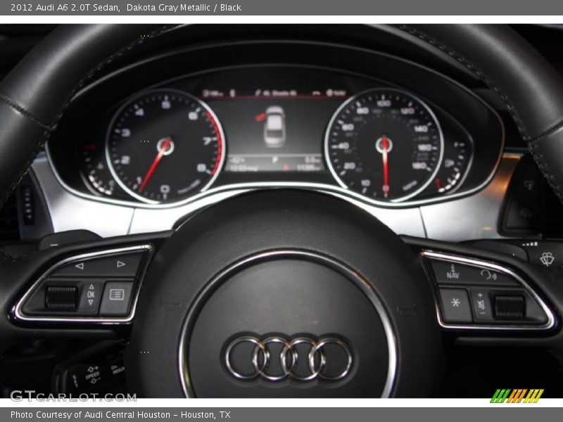 Dakota Gray Metallic / Black 2012 Audi A6 2.0T Sedan