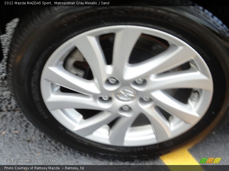 Metropolitan Gray Metallic / Sand 2012 Mazda MAZDA5 Sport