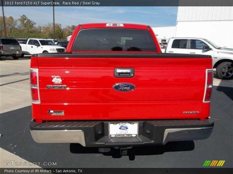 Race Red / Steel Gray 2013 Ford F150 XLT SuperCrew