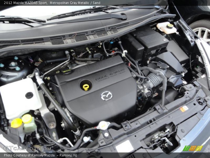 Metropolitan Gray Metallic / Sand 2012 Mazda MAZDA5 Sport