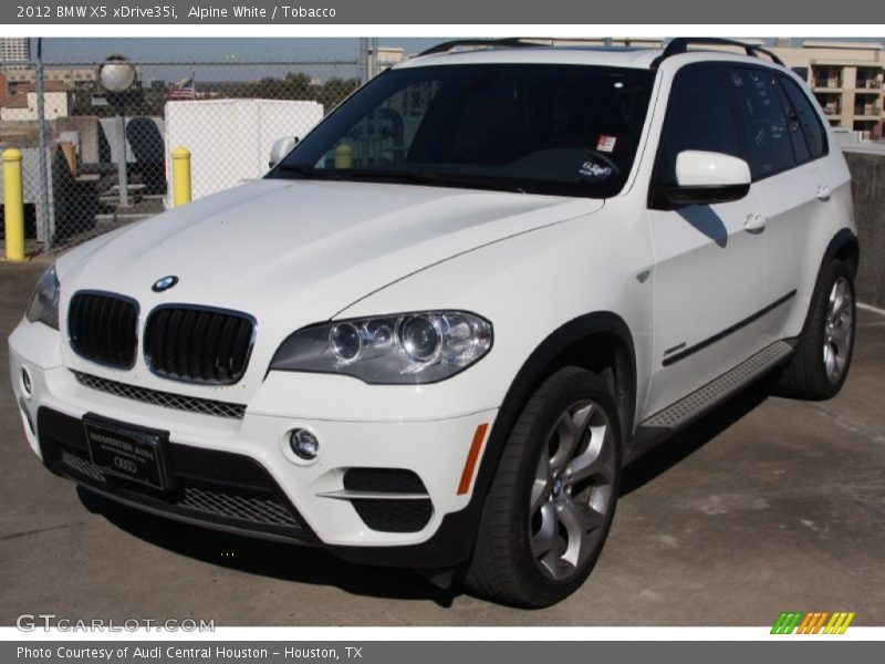 Alpine White / Tobacco 2012 BMW X5 xDrive35i