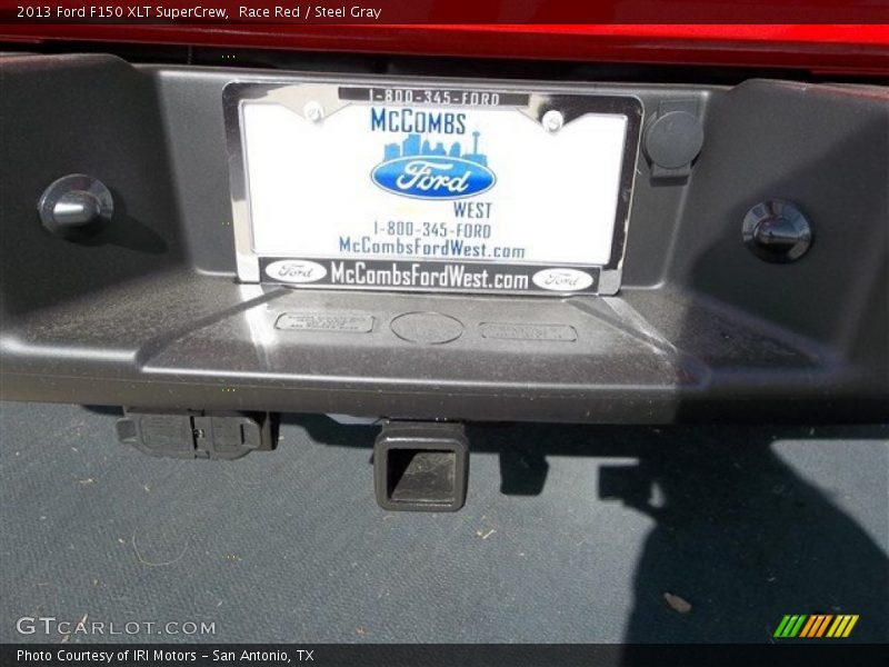 Race Red / Steel Gray 2013 Ford F150 XLT SuperCrew