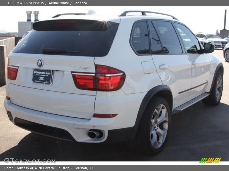 Alpine White / Tobacco 2012 BMW X5 xDrive35i