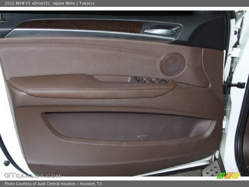 Alpine White / Tobacco 2012 BMW X5 xDrive35i