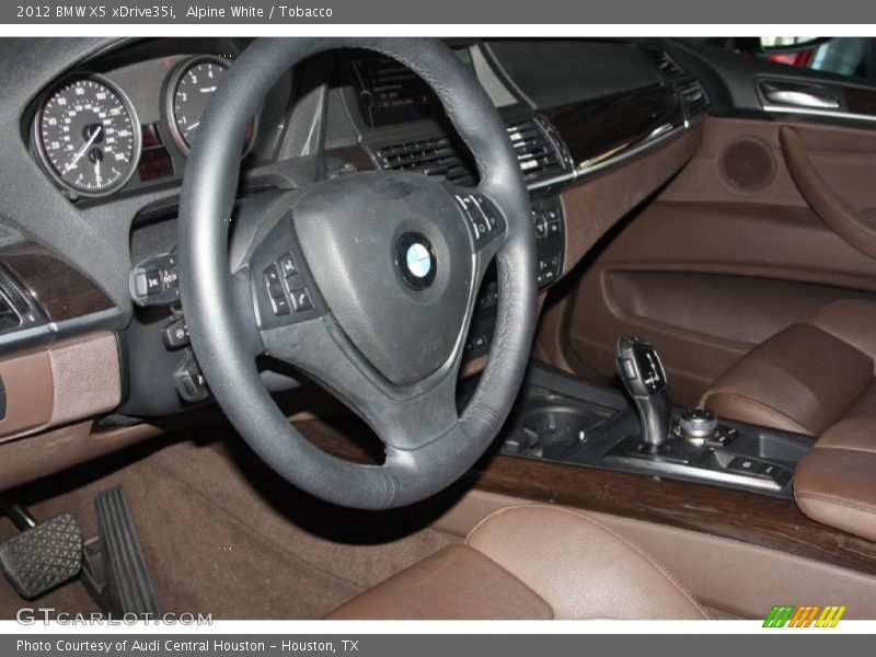 Alpine White / Tobacco 2012 BMW X5 xDrive35i
