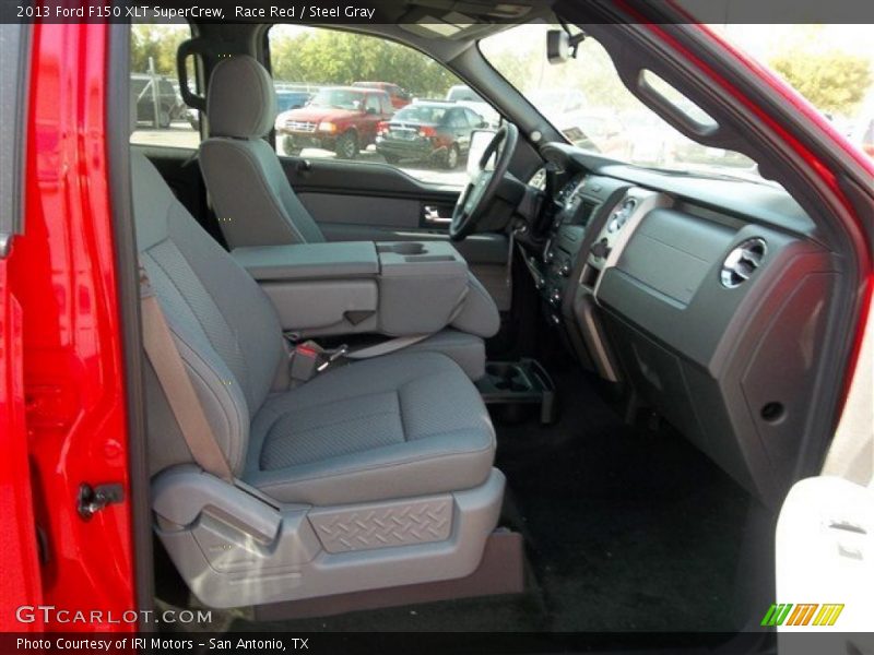 Race Red / Steel Gray 2013 Ford F150 XLT SuperCrew