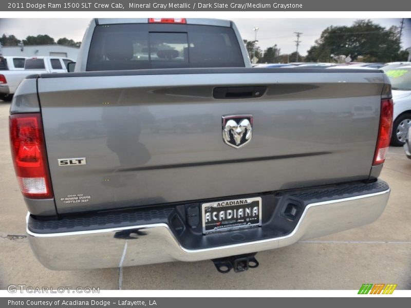 Mineral Gray Metallic / Dark Slate Gray/Medium Graystone 2011 Dodge Ram 1500 SLT Crew Cab