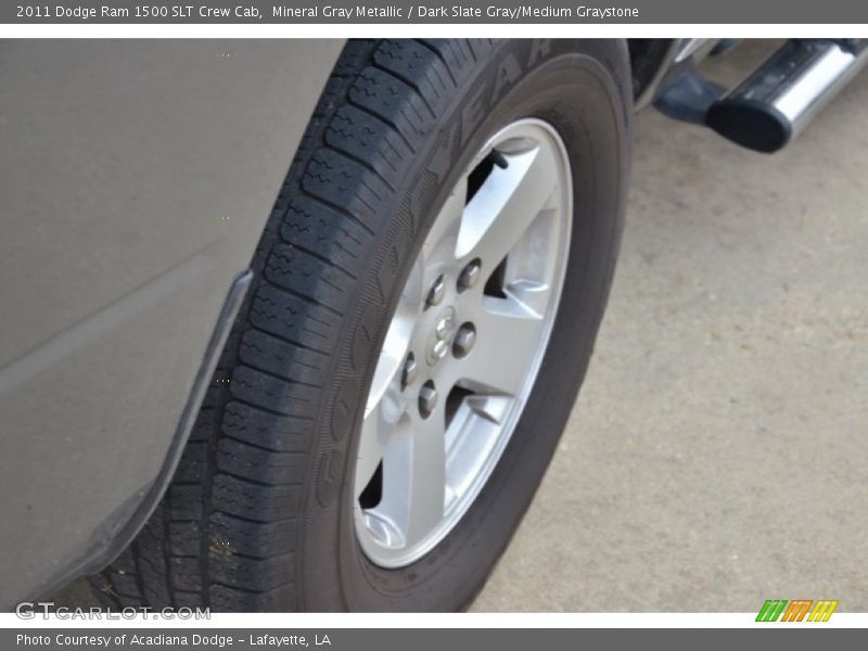 Mineral Gray Metallic / Dark Slate Gray/Medium Graystone 2011 Dodge Ram 1500 SLT Crew Cab