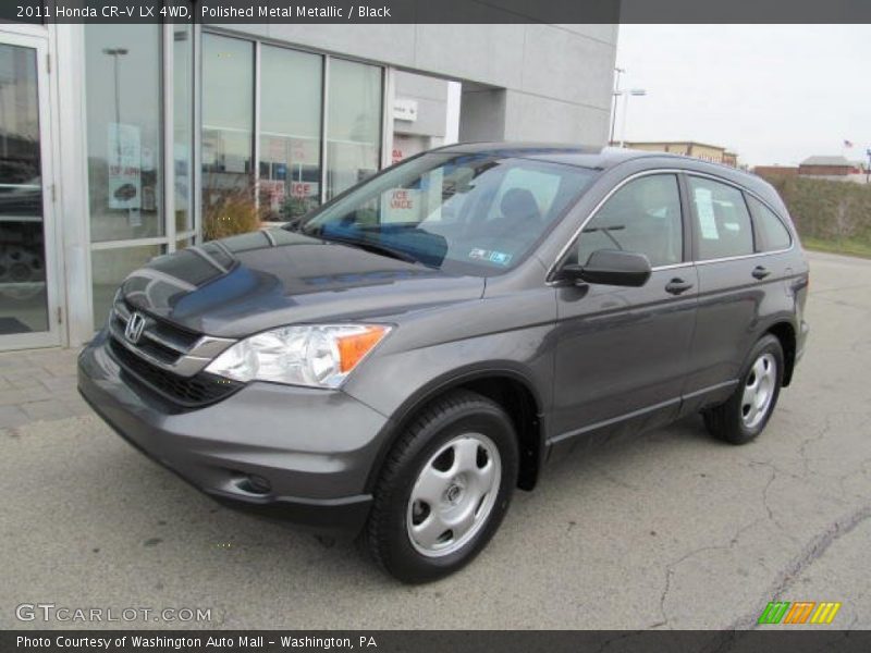 Polished Metal Metallic / Black 2011 Honda CR-V LX 4WD