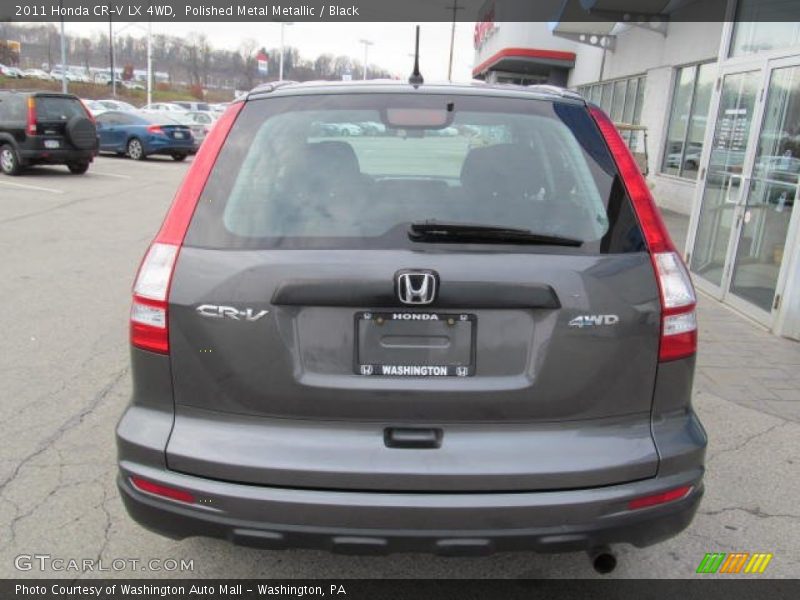 Polished Metal Metallic / Black 2011 Honda CR-V LX 4WD