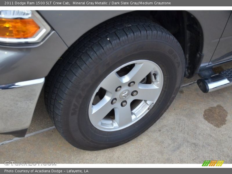 Mineral Gray Metallic / Dark Slate Gray/Medium Graystone 2011 Dodge Ram 1500 SLT Crew Cab