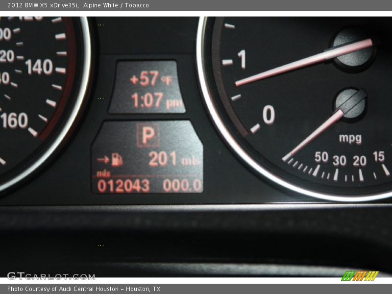 Alpine White / Tobacco 2012 BMW X5 xDrive35i