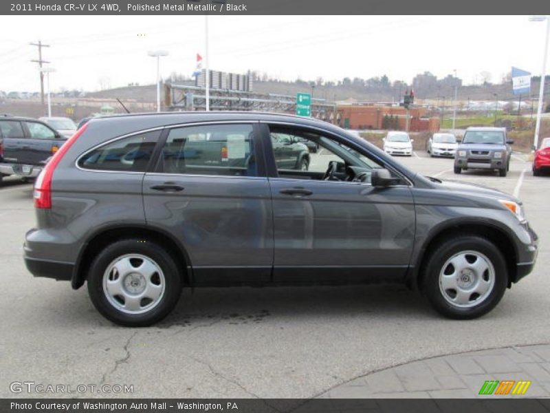 Polished Metal Metallic / Black 2011 Honda CR-V LX 4WD