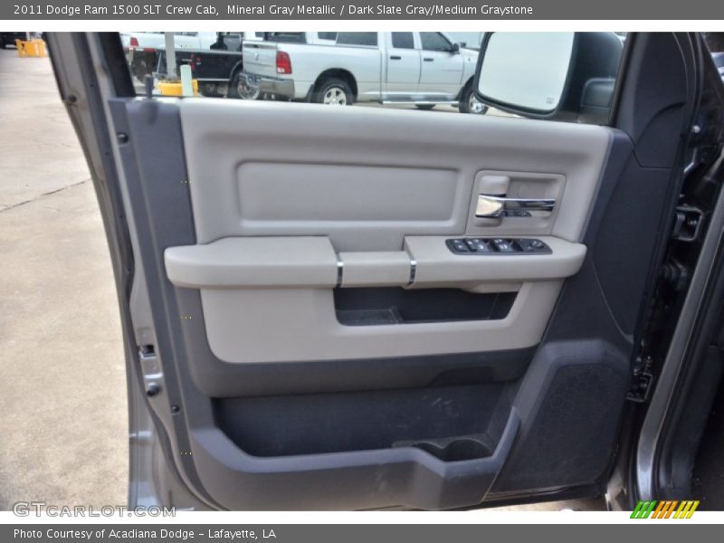 Mineral Gray Metallic / Dark Slate Gray/Medium Graystone 2011 Dodge Ram 1500 SLT Crew Cab