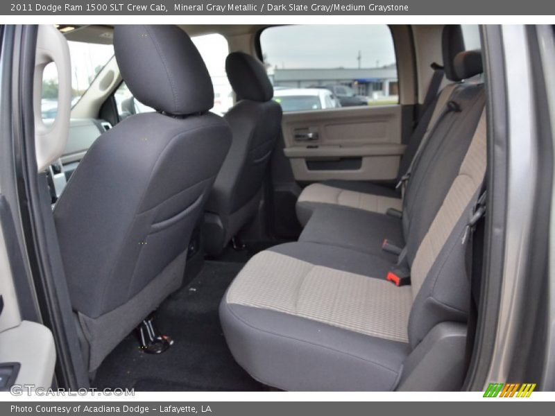 Mineral Gray Metallic / Dark Slate Gray/Medium Graystone 2011 Dodge Ram 1500 SLT Crew Cab