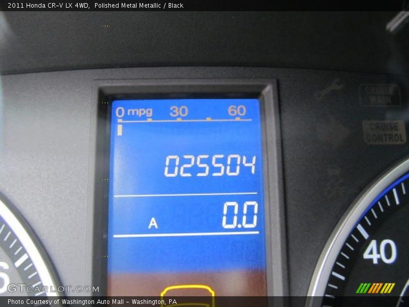 Polished Metal Metallic / Black 2011 Honda CR-V LX 4WD