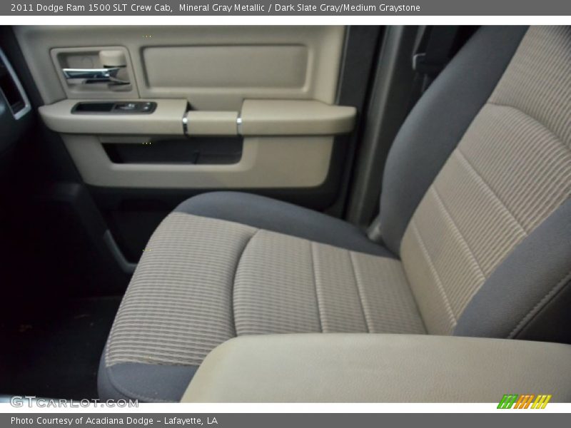 Mineral Gray Metallic / Dark Slate Gray/Medium Graystone 2011 Dodge Ram 1500 SLT Crew Cab