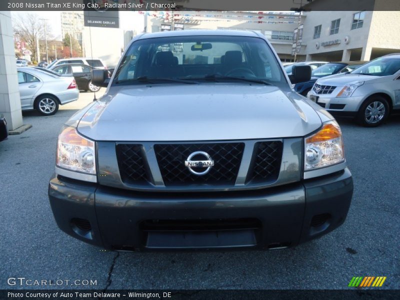 Radiant Silver / Charcoal 2008 Nissan Titan XE King Cab