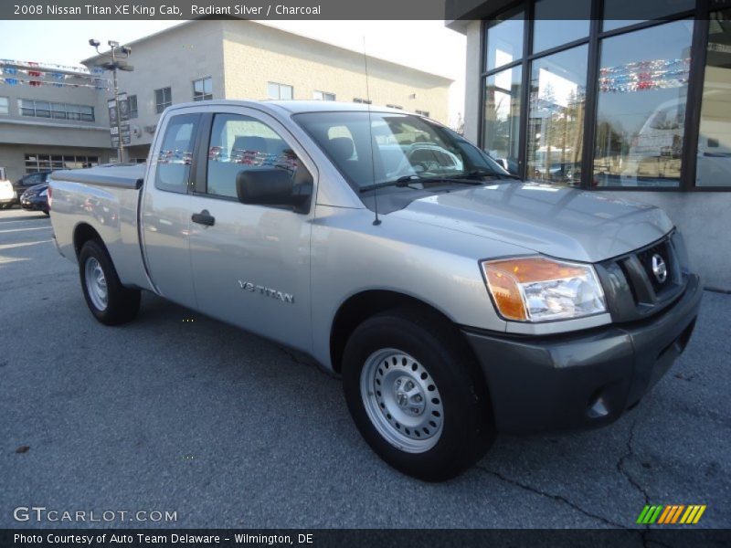 Radiant Silver / Charcoal 2008 Nissan Titan XE King Cab
