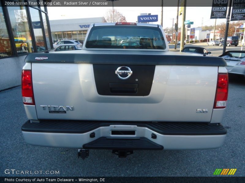 Radiant Silver / Charcoal 2008 Nissan Titan XE King Cab