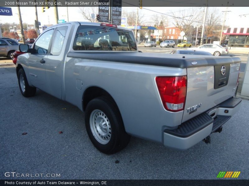 Radiant Silver / Charcoal 2008 Nissan Titan XE King Cab