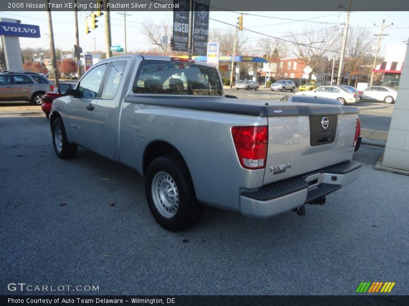Radiant Silver / Charcoal 2008 Nissan Titan XE King Cab