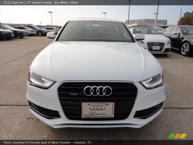 Ibis White / Black 2013 Audi A4 2.0T quattro Sedan