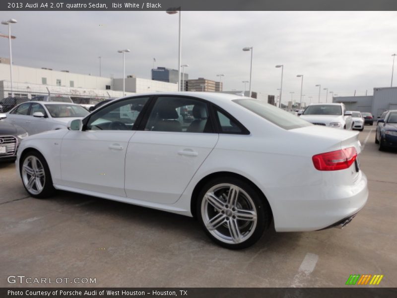 Ibis White / Black 2013 Audi A4 2.0T quattro Sedan