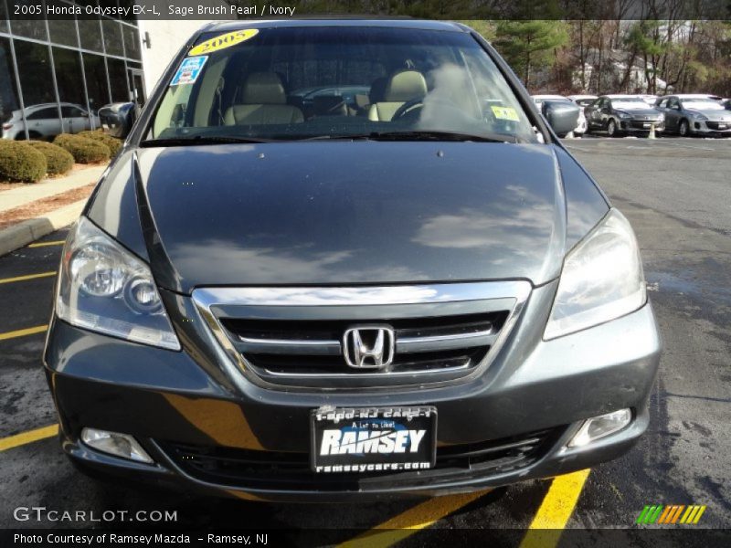 Sage Brush Pearl / Ivory 2005 Honda Odyssey EX-L