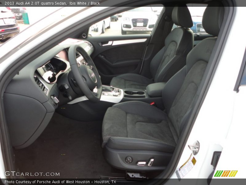 Front Seat of 2013 A4 2.0T quattro Sedan