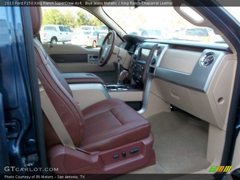 Blue Jeans Metallic / King Ranch Chaparral Leather 2013 Ford F150 King Ranch SuperCrew 4x4