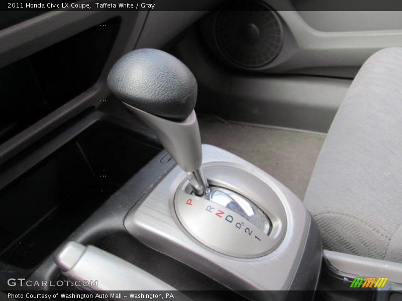 Taffeta White / Gray 2011 Honda Civic LX Coupe