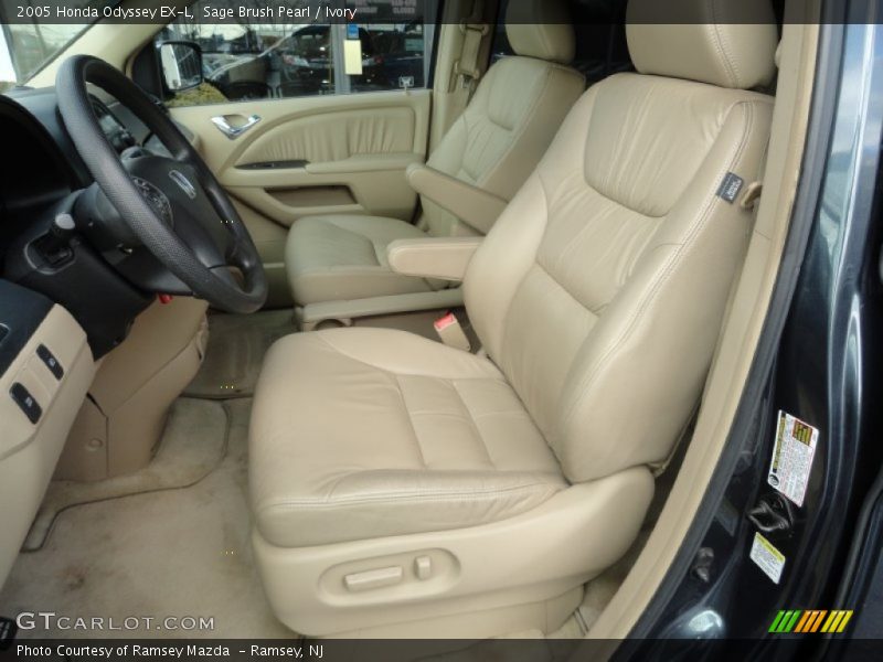 Sage Brush Pearl / Ivory 2005 Honda Odyssey EX-L