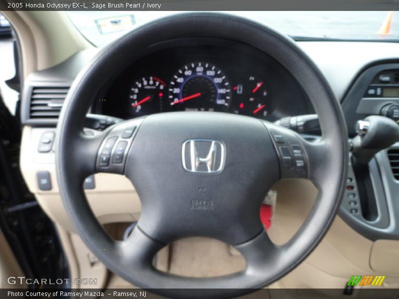 Sage Brush Pearl / Ivory 2005 Honda Odyssey EX-L