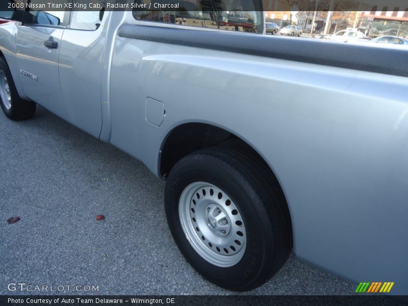 Radiant Silver / Charcoal 2008 Nissan Titan XE King Cab