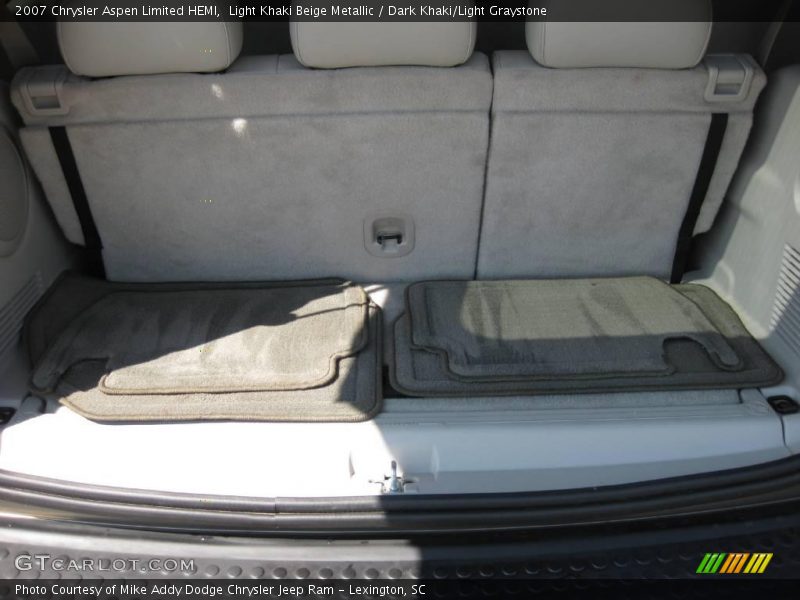 Light Khaki Beige Metallic / Dark Khaki/Light Graystone 2007 Chrysler Aspen Limited HEMI