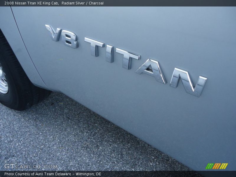 Radiant Silver / Charcoal 2008 Nissan Titan XE King Cab