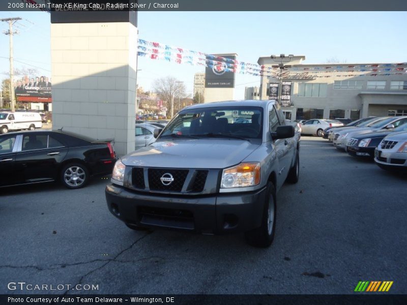 Radiant Silver / Charcoal 2008 Nissan Titan XE King Cab