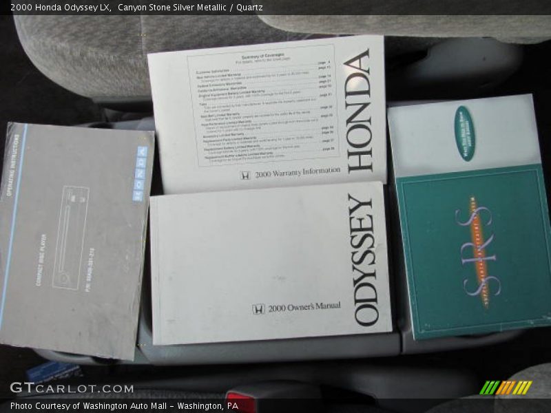 Canyon Stone Silver Metallic / Quartz 2000 Honda Odyssey LX