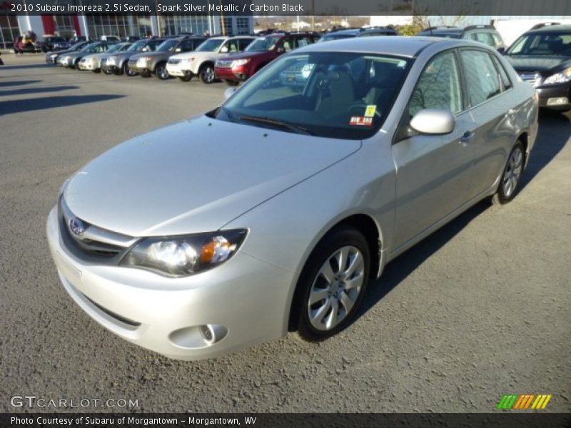 Spark Silver Metallic / Carbon Black 2010 Subaru Impreza 2.5i Sedan